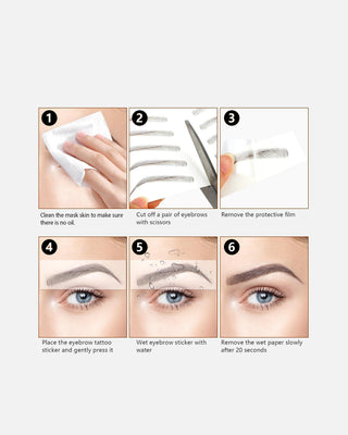 "Taylor" Silicone Mask Applied Version + Eyebrows Tattoo Set